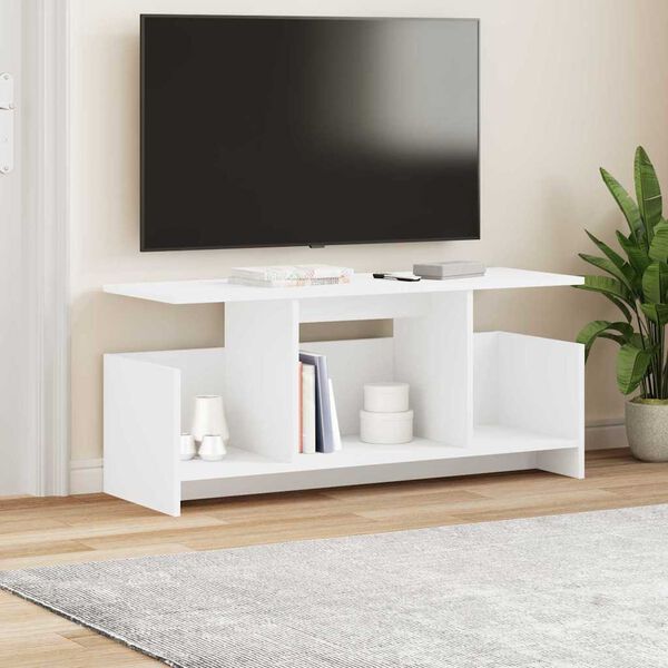 vidaXL TV-b&auml;nk Vit 102 x 35 x 45 cm Konstruerat tr&auml;