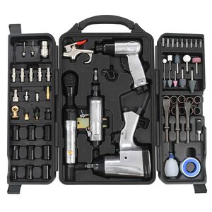 vidaXL Tryckluftsverktyg kit 70 delar