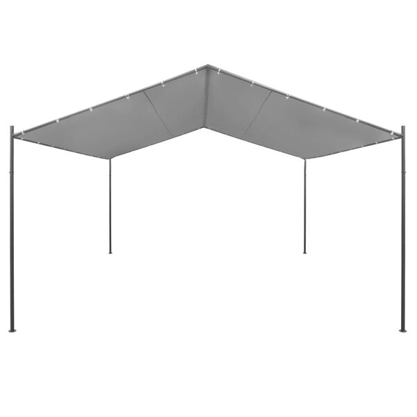 vidaXL Paviljong st&aring;l 400x400x260 cm antracit