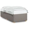 vidaXL S&auml;ngram utan madrass Taupe 80x200cm tyg