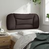 vidaXL Headboard Cushion "Hvar" Dark Brown 80 cm Fabric