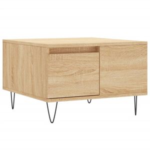 vidaXL Soffbord sonoma-ek 55x55x36,5 cm konstruerat tr&auml;
