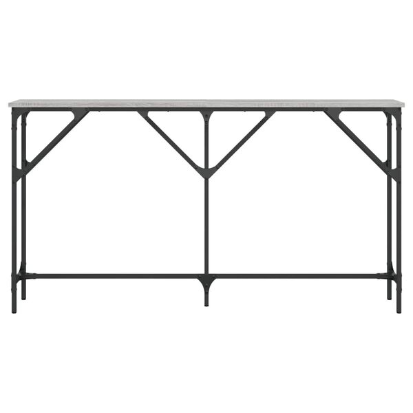 vidaXL Avlastningsbord grå sonoma 140x23x75 cm konstruerat trä