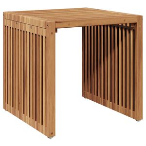 vidaXL Tr&auml;dg&aring;rds Sidobord Brun 45 x 45,5 x 45,5 cm Massivt teaktr&auml;