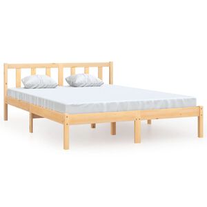 vidaXL S&auml;ngram massiv furu 140x200 cm