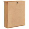 vidaXL Hutch ASKIM 91 x 30 x 104 cm Massivt furutr&auml;
