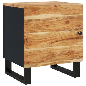 vidaXL Nattduksbord 40x33x46 cm massivt akaciatr&auml;