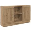 vidaXL Sk&auml;nk artisan ek 120x30,5x70 cm konstruerat tr&auml;