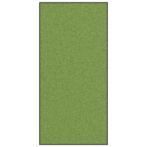 vidaXL D&ouml;rrmatta Gr&ouml;n och svart 120 x 250 cm 100% Polyamid