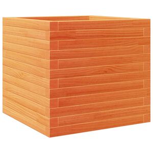 vidaXL Odlingsl&aring;da vaxbrun 50x50x46 cm massiv furu