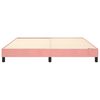 vidaXL Boxspring-s&auml;ngram rosa 180x200 cm sammet