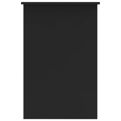 vidaXL Skrivbord svart 100x50x76 cm konstruerat trä