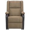 vidaXL massagefåtölj med uppresningshjälp taupe tyg