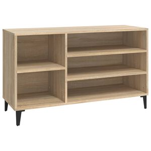 vidaXL Skohylla sonoma-ek 102x36x60 cm konstruerat tr&auml;