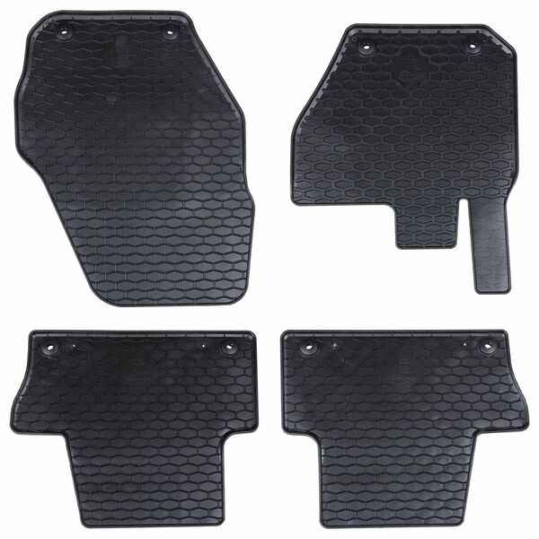 vidaXL Bilmatta 4 pcs Svart Passar VOLVO XC60 2009-2017 Gummi
