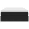 vidaXL F&ouml;rvaringss&auml;ng med madrass Svart 120 x 190 cm Sammet