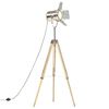 vidaXL Golvlampa massivt mangotr&auml; 140 cm