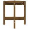 vidaXL Soffbord honungsbrun &Oslash; 42,5x45 cm massiv furu