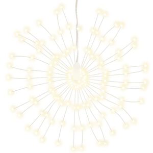 vidaXL Julbelysning 140 LED varmvit 17 cm