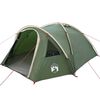 vidaXL Dome T&auml;lt 4 person 308 x 268 x 130 cm Vattent&aring;lig Gr&ouml;n taffeta