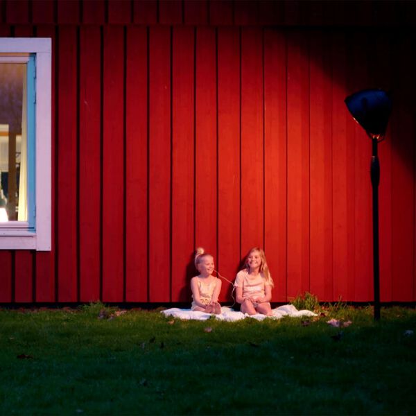 Sunred St&aring;ende terrassv&auml;rmare Indus 2100 W halogen svart