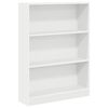 vidaXL Bokhylla vit 80x24x109 cm konstruerat tr&auml;