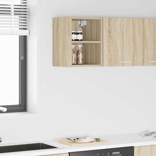 vidaXL H&auml;ngande sk&aring;p Sonoma-ek 30 x 29,5 x 40 cm Konstruerat tr&auml;