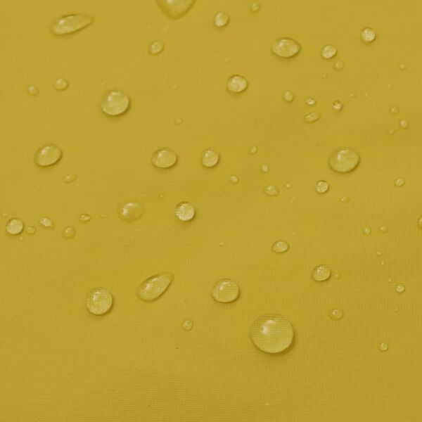 vidaXL Vattent&auml;t l&aring;ng regnkappa med luva gul XL