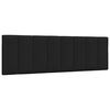 vidaXL Headboard Cushion "Hanko" Black 160 cm Fabric