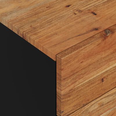 vidaXL Sängbord 50x33x60 cm massivt akaciaträ och konstruerat trä