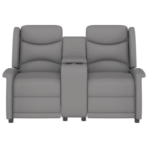 vidaXL Massagefåtölj med kopphållare 2-sits