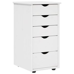 vidaXL Sk&aring;p 34 x 39 x 61,5 cm Massiv furu Vit