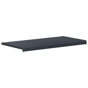 vidaXL F&ouml;nsterbr&auml;da Anthracit med tr&auml;&aring;dring 100 x 40 x 4,5 cm PVC