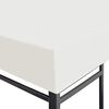 vidaXL Paviljongtak 310 g/m² 3x3 m gräddvit