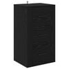 vidaXL Sideboard Svart Ek 40 x 33 x 70 cm Konstruerat tr&auml;