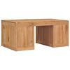vidaXL Soffbord 90x50x40 cm massiv teak