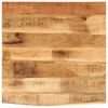 vidaXL Bordsskiva 40x40x3,8 cm levande kant massivt grovt mangotr&auml;