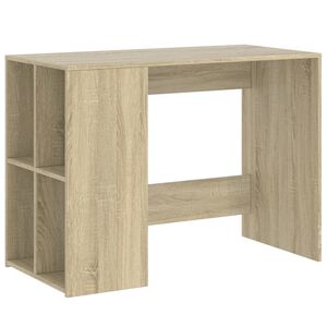 vidaXL Skrivbord sonoma-ek 102x50x75 cm konstruerat tr&auml;