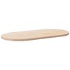 vidaXL Bordsskiva 100x50x2,5 cm massivt tr&auml; furu oval