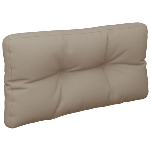 vidaXL Palldyna taupe 80x40x12 cm tyg