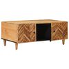 vidaXL Kaffeebord Brun 100 x 54 x 40 cm Massivt mangotr&auml;