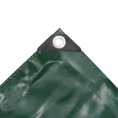 vidaXL Presenning 650 g/m² 3,5x5 m grön