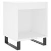 vidaXL S&auml;ngbord vit 40x35x50 cm konstruerat tr&auml;