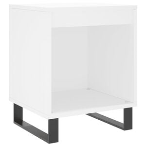 vidaXL S&auml;ngbord vit 40x35x50 cm konstruerat tr&auml;
