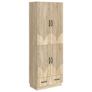 vidaXL Sk&aring;pset 2 pcs Sonoma-ek Konstruerat tr&auml;