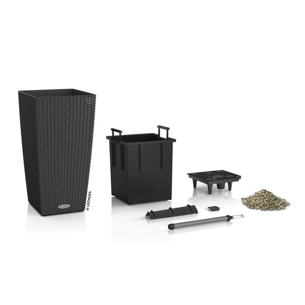 LECHUZA Odlingsenhet CUBICO Cottage 30 ALL-IN-ONE granit