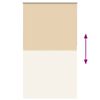 vidaXL Rullgardin m&ouml;rkl&auml;ggningsbeige 135x230 cm tyg bredd 131,6 cm