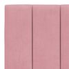 vidaXL Bed with Mattress "Hanko" Pink 180x200 cm Velvet