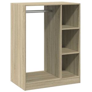 vidaXL Garderob sonoma-ek 77x48x102 cm konstruerat tr&auml;