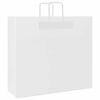 vidaXL Pappersp&aring;sar 250 st med handtag vit 54x15x49 cm